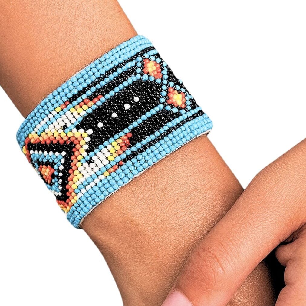 Santa Fe Marketplace Hand Beaded Cuff Bracelet Product Image: Hand Beaded Cuff Bracelet