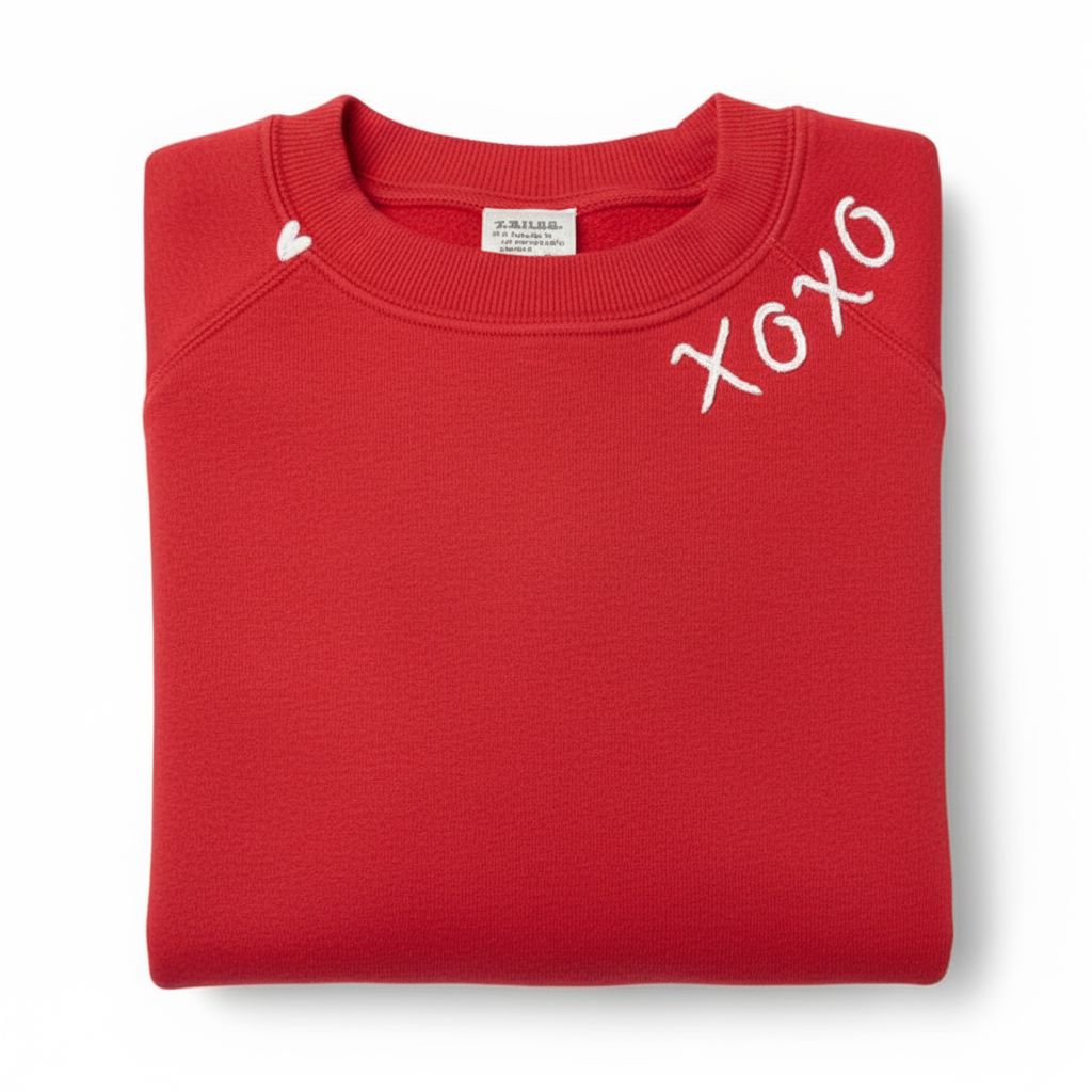 Santa Fe Marketplace Chainstitch Love Sweatshirt Product Image: Chainstitch Love Sweatshirt