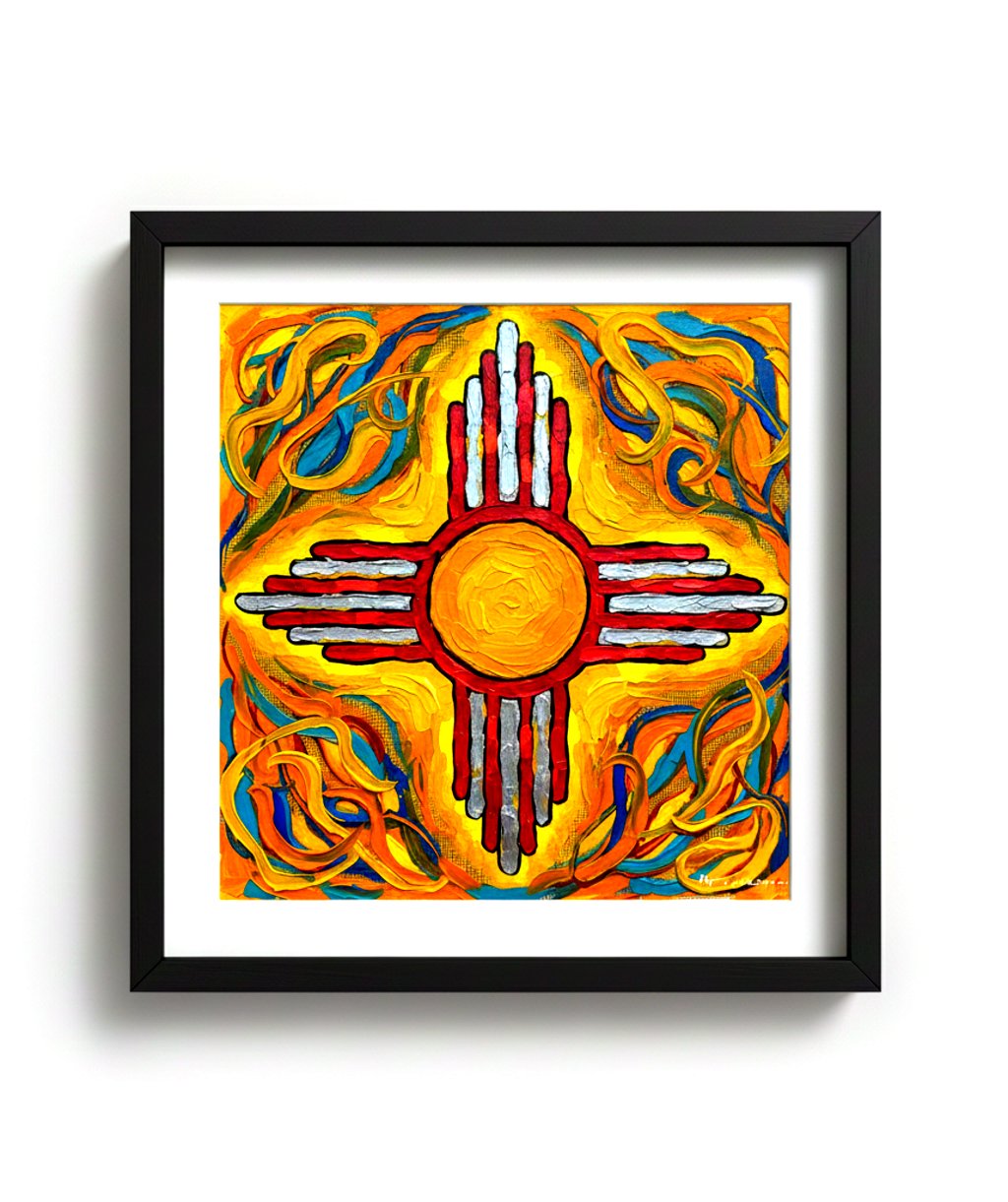 Santa Fe Marketplace ZIA 10″X10″ Product Image: ZIA 10″X10″