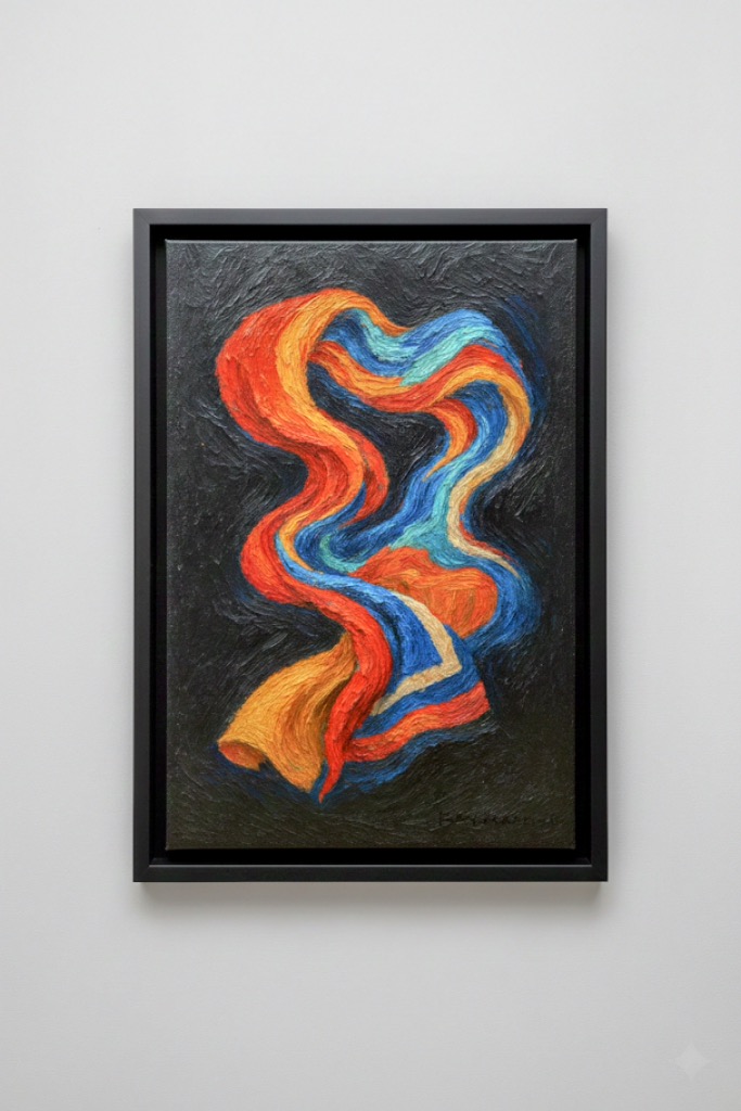 Santa Fe Marketplace Floating Portlandia 10″X10″ Product Image: Floating Portlandia 10″X10″