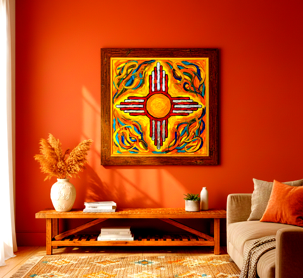 Santa Fe Marketplace ZIA 10″X10″ Product Image: ZIA 10″X10″