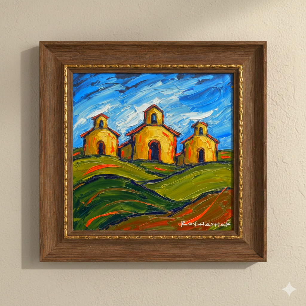 Santa Fe Marketplace On the Hill 8″X8″ Product Image: On the Hill 8″X8″