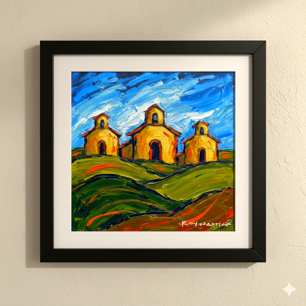 Santa Fe Marketplace On the Hill 8″X8″ Product Image: On the Hill 8″X8″