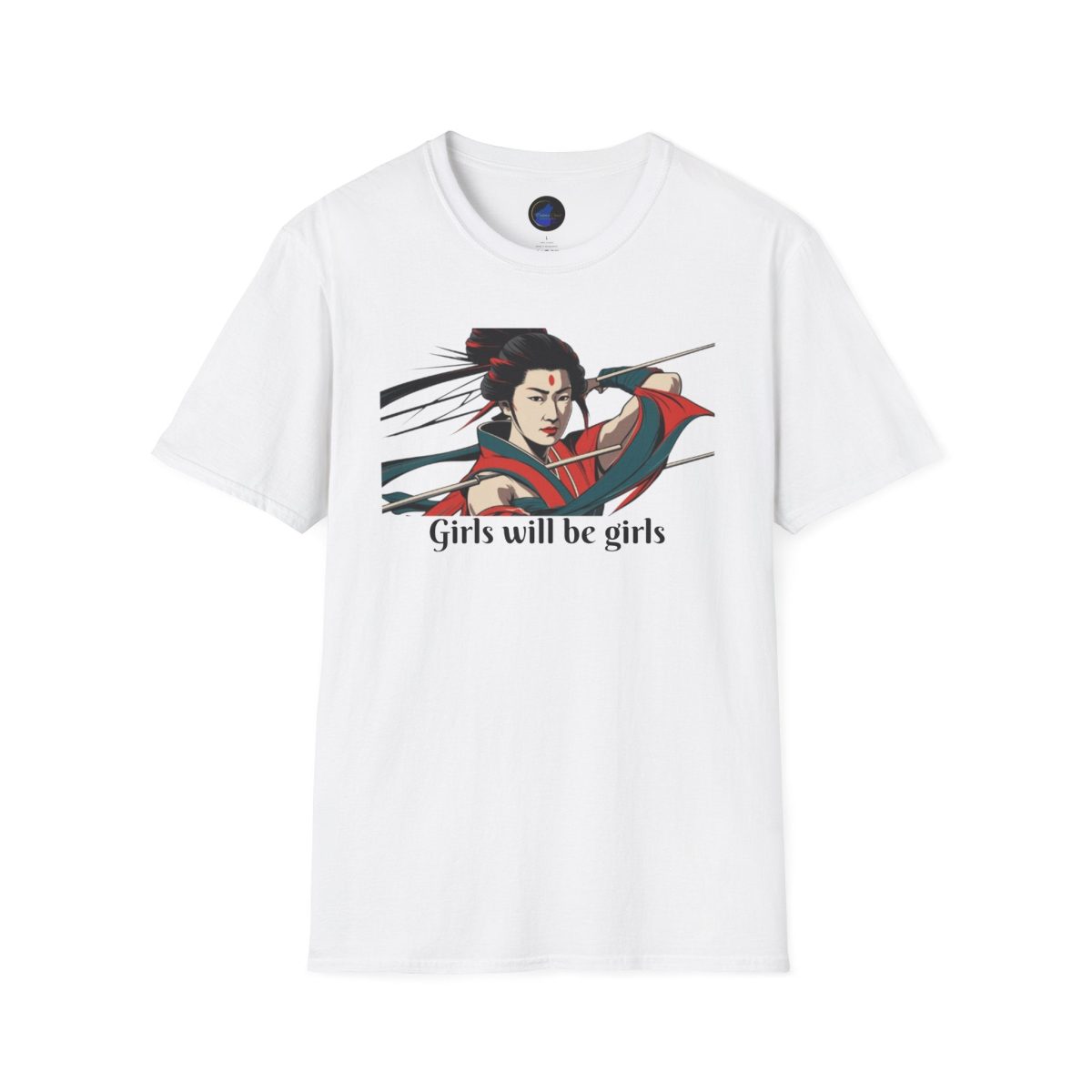 Santa Fe Marketplace Unisex Soft Tee, Tomoe Gozen, Woman Samurai Warrior Product Image: Unisex Soft Tee, Tomoe Gozen, Woman Samurai Warrior