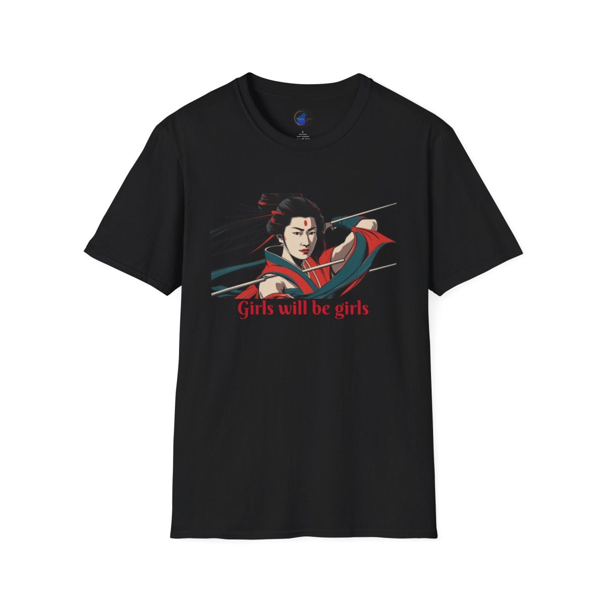Santa Fe Marketplace Unisex Soft Tee, Tomoe Gozen, Woman Samurai Warrior Product Image: Unisex Soft Tee, Tomoe Gozen, Woman Samurai Warrior