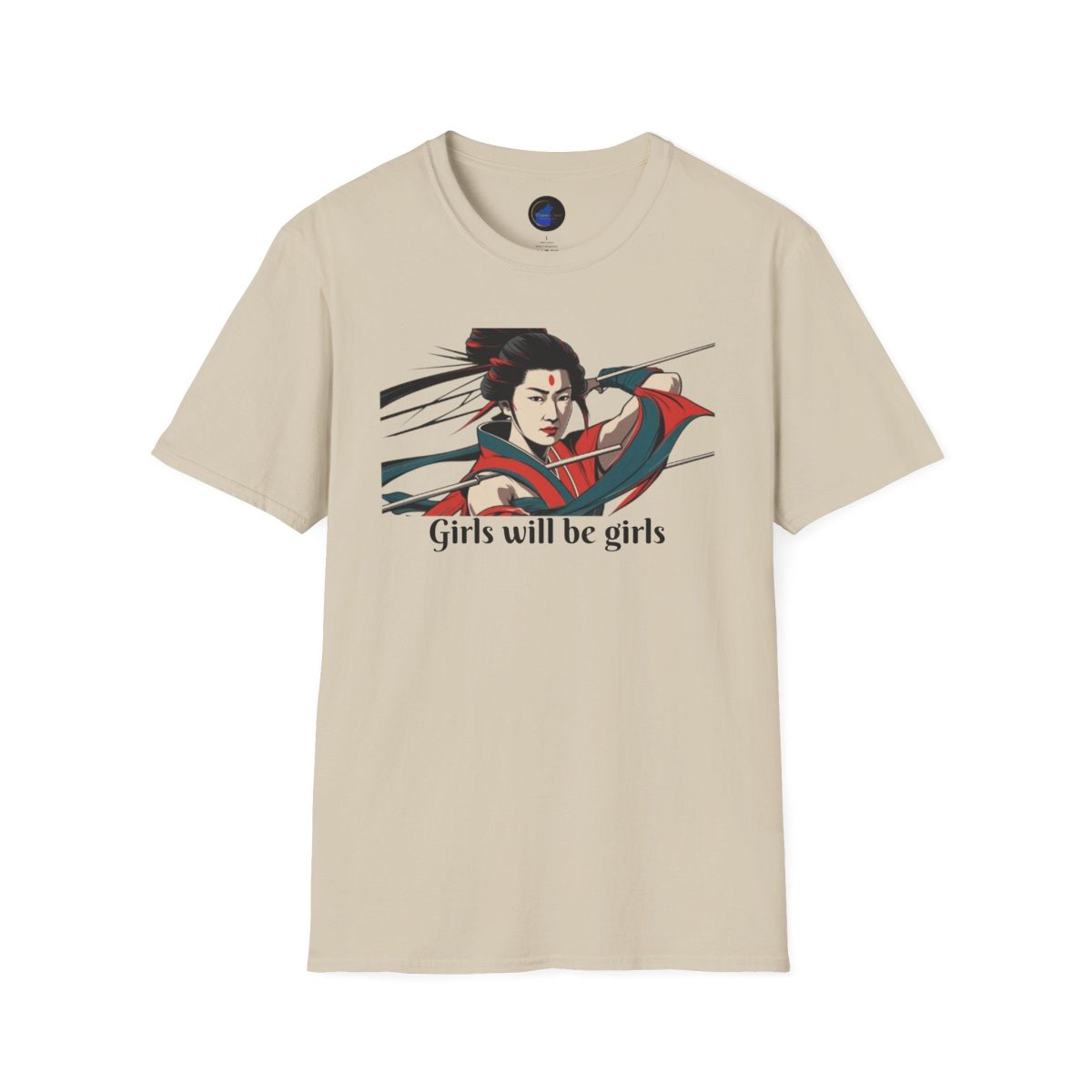 Santa Fe Marketplace Unisex Soft Tee, Tomoe Gozen, Woman Samurai Warrior Product Image: Unisex Soft Tee, Tomoe Gozen, Woman Samurai Warrior