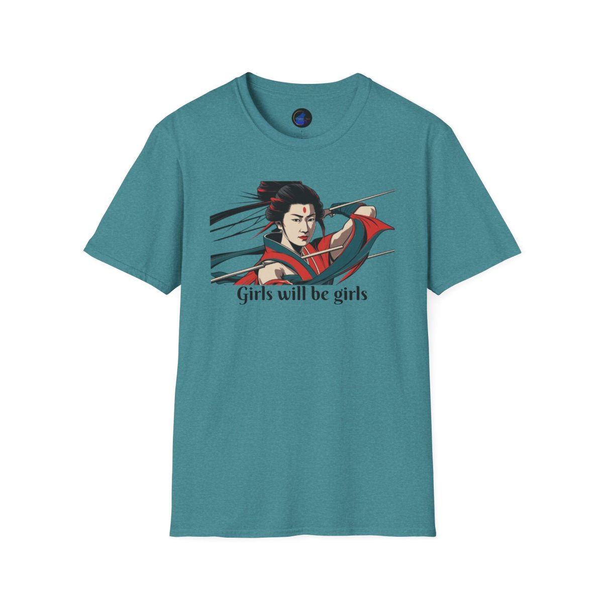 Santa Fe Marketplace Unisex Soft Tee, Tomoe Gozen, Woman Samurai Warrior Product Image: Unisex Soft Tee, Tomoe Gozen, Woman Samurai Warrior
