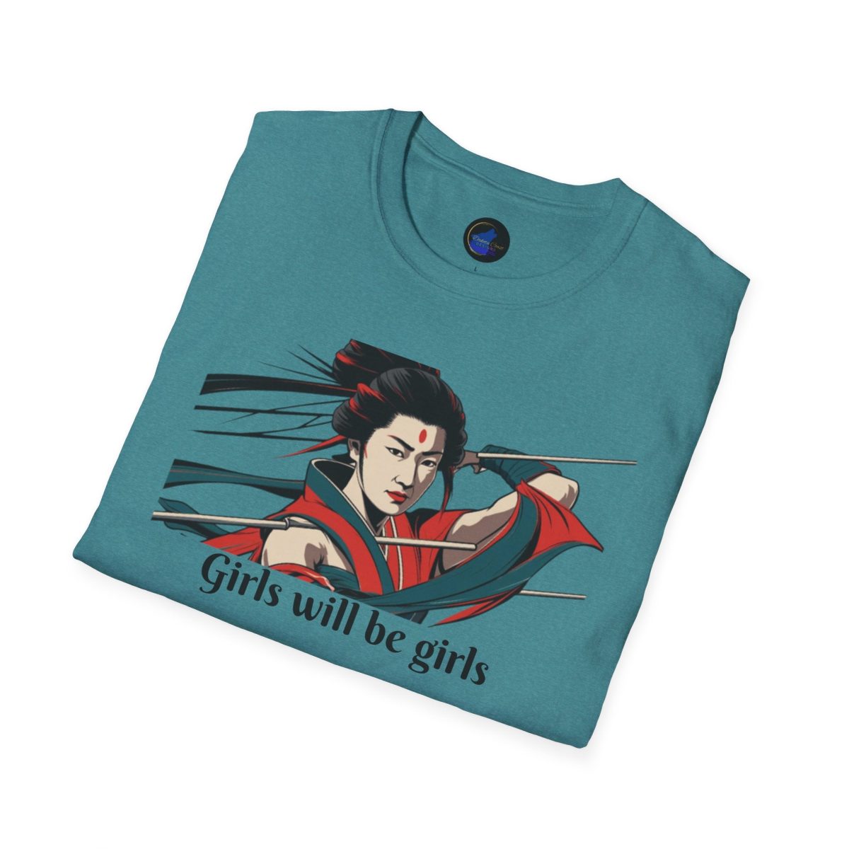 Santa Fe Marketplace Unisex Soft Tee, Tomoe Gozen, Woman Samurai Warrior Product Image: Unisex Soft Tee, Tomoe Gozen, Woman Samurai Warrior