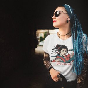 Product Image: Unisex Soft Tee, Tomoe Gozen, Woman Samurai Warrior