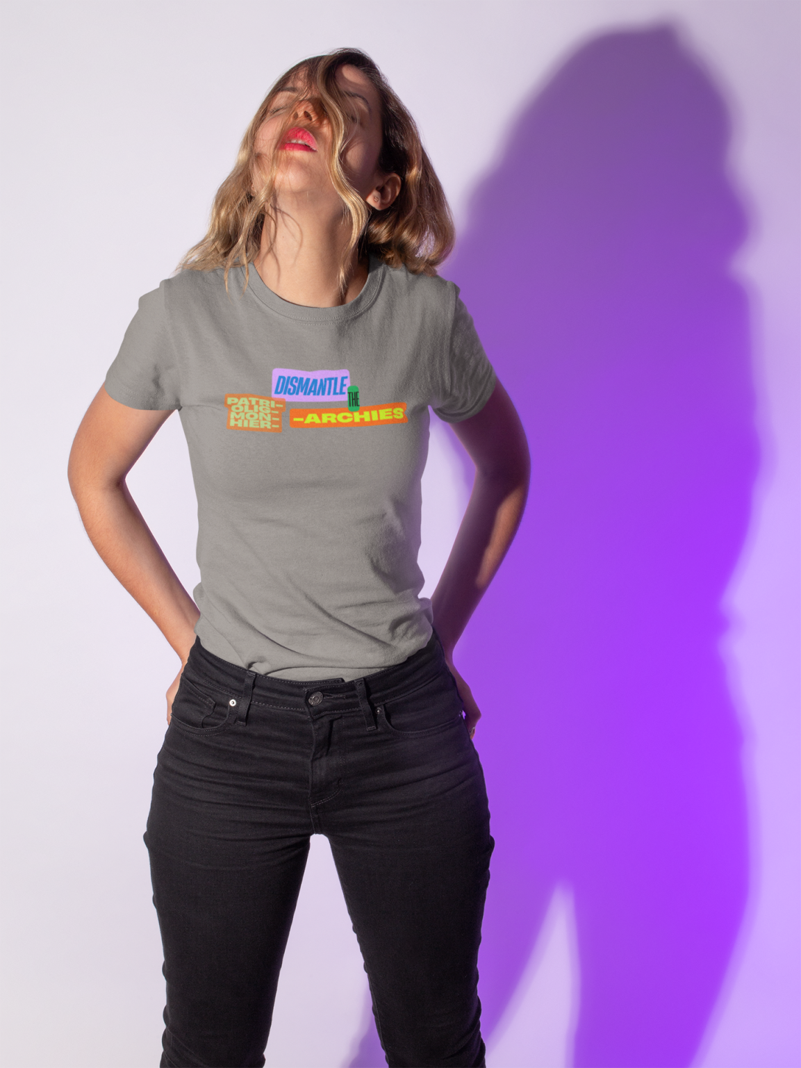 Santa Fe Marketplace Dismantle the Patriarchy, Monarchy, Oligarchy, Hierarchy Unisex Softstyle T-Shirt Product Image: Dismantle the Patriarchy, Monarchy, Oligarchy, Hierarchy Unisex Softstyle T-Shirt
