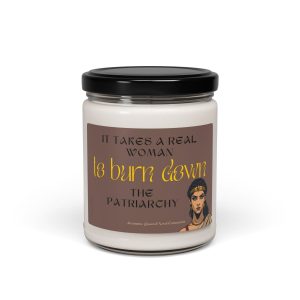 Product Image: Burn Down the Patriarchy, Queen Artemisia, Empowering Scented Candle -Feminist Gift, Self-Care, Motivational Home Decor, Relaxation, Birthday