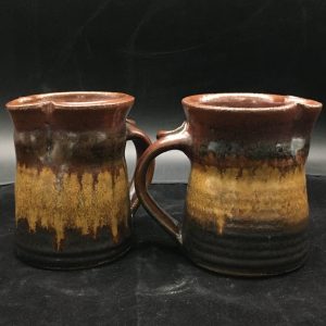 Santa Fe Marketplace Iron + Ash Cream Cup With Handle Product Image: Iron + Ash Cream Cup With Handle