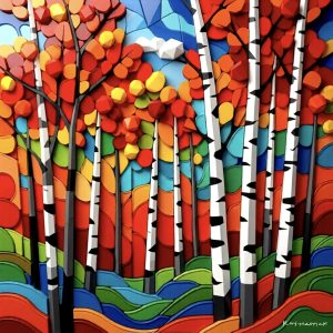 Santa Fe Marketplace 3D Aspens Product Image: 3D Aspens