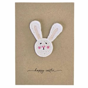 Product Image: Hand Knit Easter Bunny Greeting Card