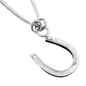 Product Image: Lucky Horseshoe Sterling Necklace