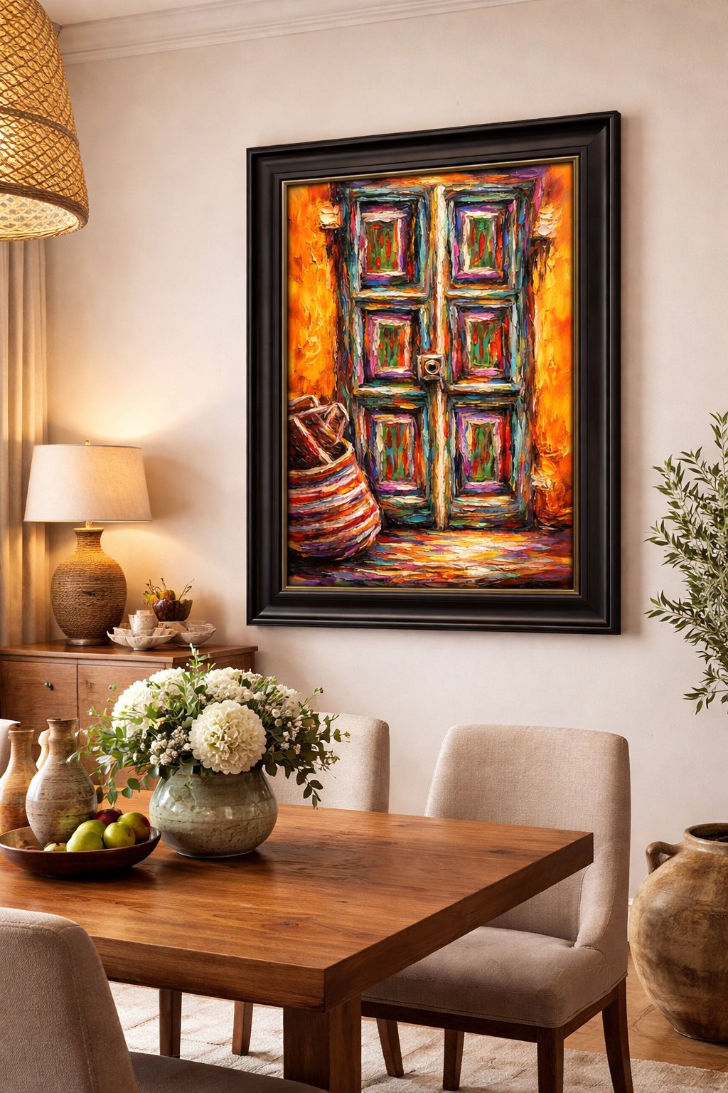 Santa Fe Marketplace Hastick’s Sun-Drenched Entry 12’X8″ Product Image: Hastick’s Sun-Drenched Entry 12’X8″