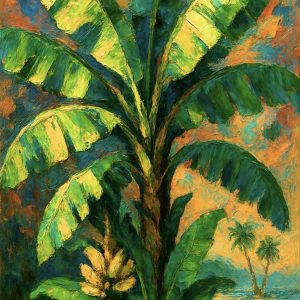 Product Image: Central Bannana Tree 12″X8″