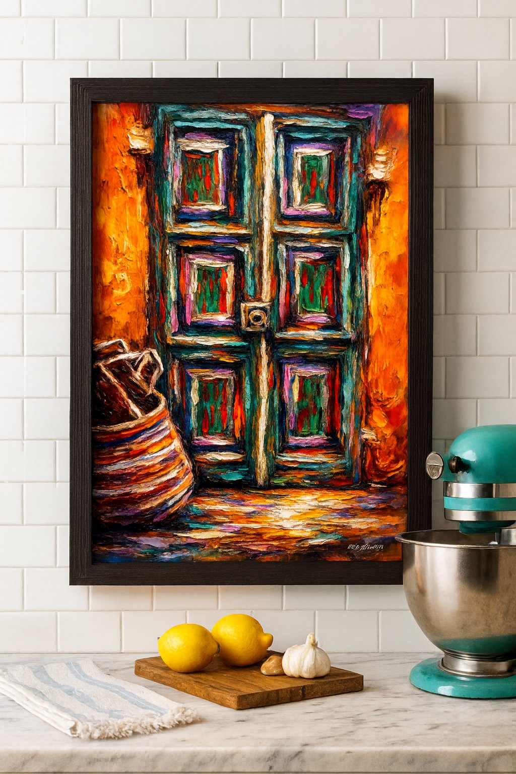 Santa Fe Marketplace Hastick’s Sun-Drenched Entry 12’X8″ Product Image: Hastick’s Sun-Drenched Entry 12’X8″