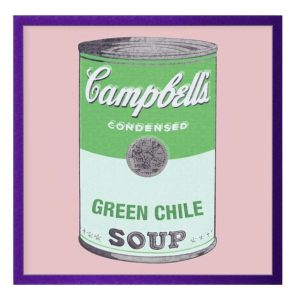 Product Image: Red & Green Chile Soup Can Framed