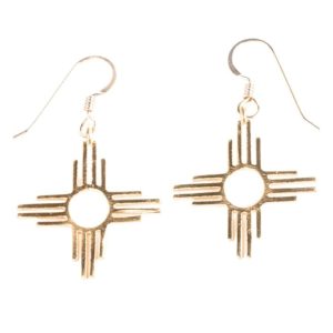 Product Image: Gold Zia Dangle Earrings