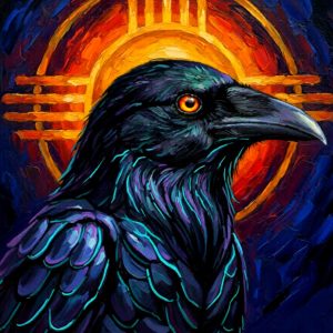 Product Image: The Watchman – Raven and Zia Sun 12″X8″-PRINT-