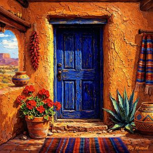 Product Image: A Santa Fe Sanctuary 12″X8″ -PRINT-