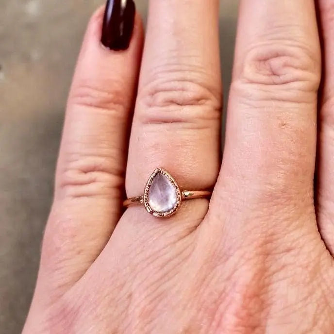 Santa Fe Marketplace Lavender Amethyst Ring | Electroformed Copper Jewelry Product Image: Lavender Amethyst Ring | Electroformed Copper Jewelry