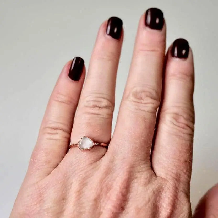 Santa Fe Marketplace Rose Quartz Ring | Electroformed Copper | Made to Order Product Image: Rose Quartz Ring | Electroformed Copper | Made to Order