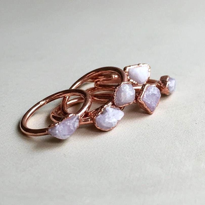 Santa Fe Marketplace Kunzite Ring | Electroformed Copper | Made to Order Product Image: Kunzite Ring | Electroformed Copper | Made to Order