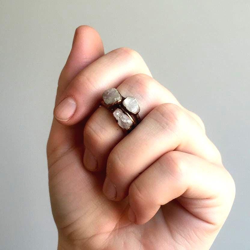 Santa Fe Marketplace Kunzite Ring | Electroformed Copper | Made to Order Product Image: Kunzite Ring | Electroformed Copper | Made to Order