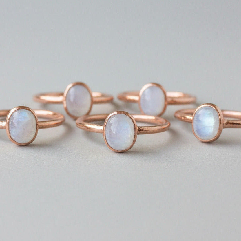 Santa Fe Marketplace Moonstone Ring | Electroformed Copper | Made to Order Product Image: Moonstone Ring | Electroformed Copper | Made to Order