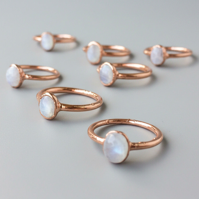 Santa Fe Marketplace Moonstone Ring | Electroformed Copper | Made to Order Product Image: Moonstone Ring | Electroformed Copper | Made to Order