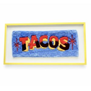 Product Image: Hand Woven Tacos Sign Framed
