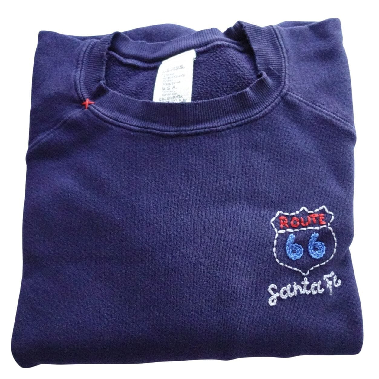 Santa Fe Marketplace Route 66 Santa Fe Chainstitch Sweatshirt Product Image: Route 66 Santa Fe Chainstitch Sweatshirt