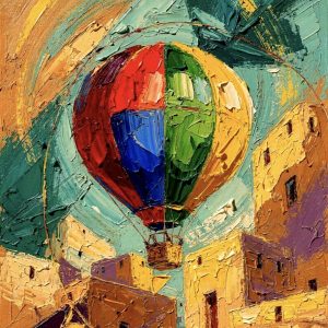 Santa Fe Marketplace MINI_High Desert Journey 12″X12″ -Print Product Image: MINI_High Desert Journey 12″X12″ -Print