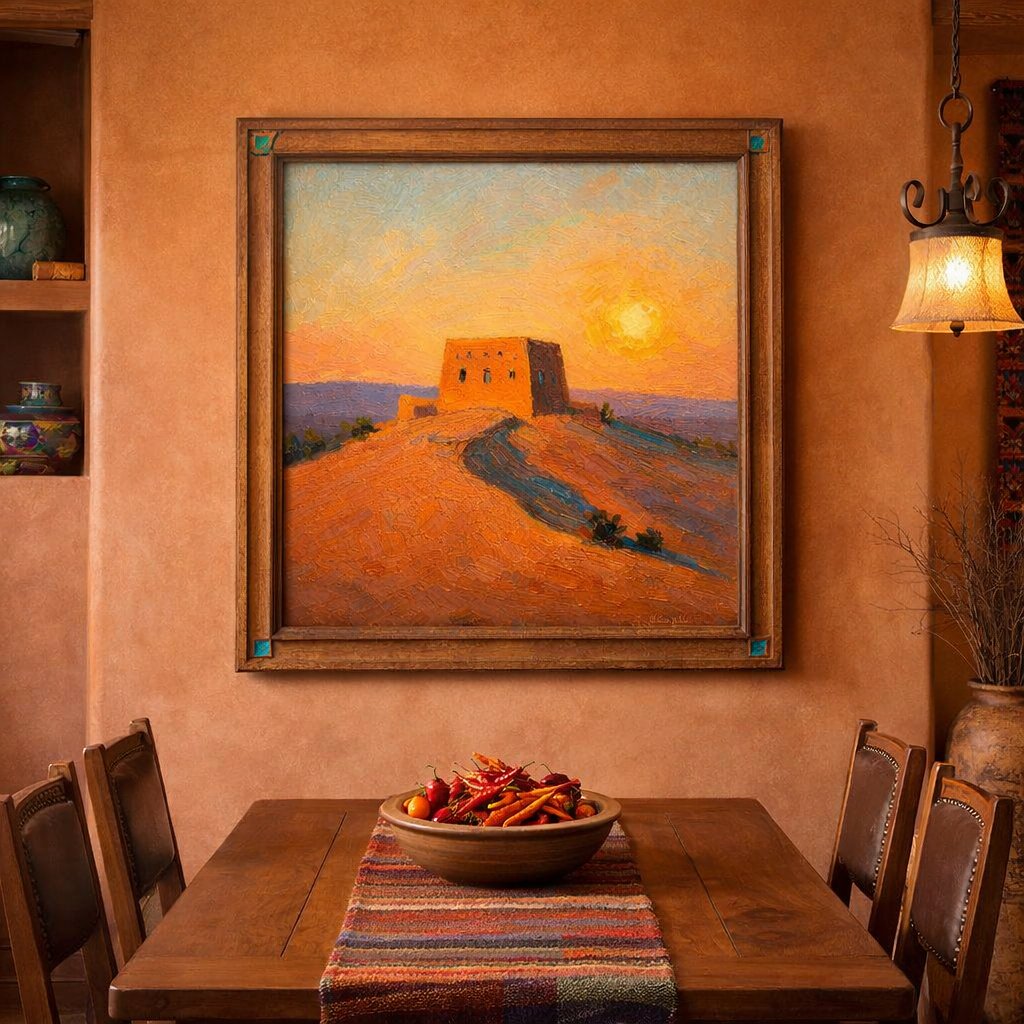 Santa Fe Marketplace MINI_ Santa Fe Horizons 12″X12″-Digital Canvas Print Product Image: MINI_ Santa Fe Horizons 12″X12″-Digital Canvas Print
