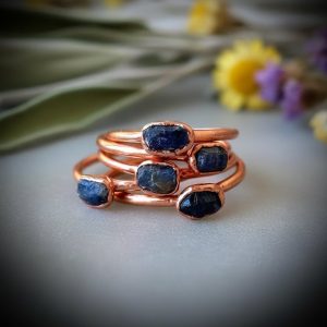 Santa Fe Marketplace Raw Sapphire Ring | Electroformed Copper | Made to Order Product Image: Raw Sapphire Ring | Electroformed Copper | Made to Order