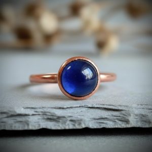 Santa Fe Marketplace Iolite Ring Size 7 | Electroformed Copper | Ready to Ship Product Image: Iolite Ring Size 7 | Electroformed Copper | Ready to Ship
