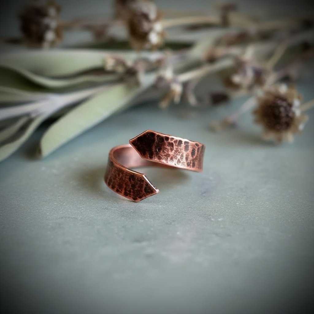 Santa Fe Marketplace Copper Arrow Ring | Electroformed Copper | Made to Order Product Image: Copper Arrow Ring | Electroformed Copper | Made to Order