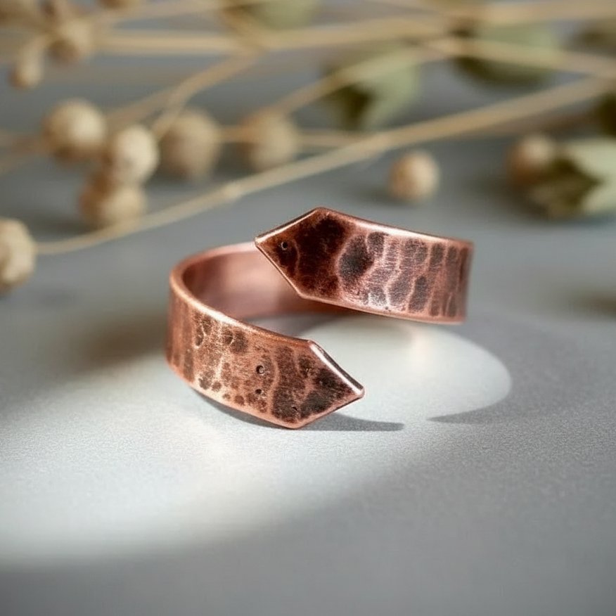 Santa Fe Marketplace Copper Arrow Ring | Electroformed Copper | Made to Order Product Image: Copper Arrow Ring | Electroformed Copper | Made to Order