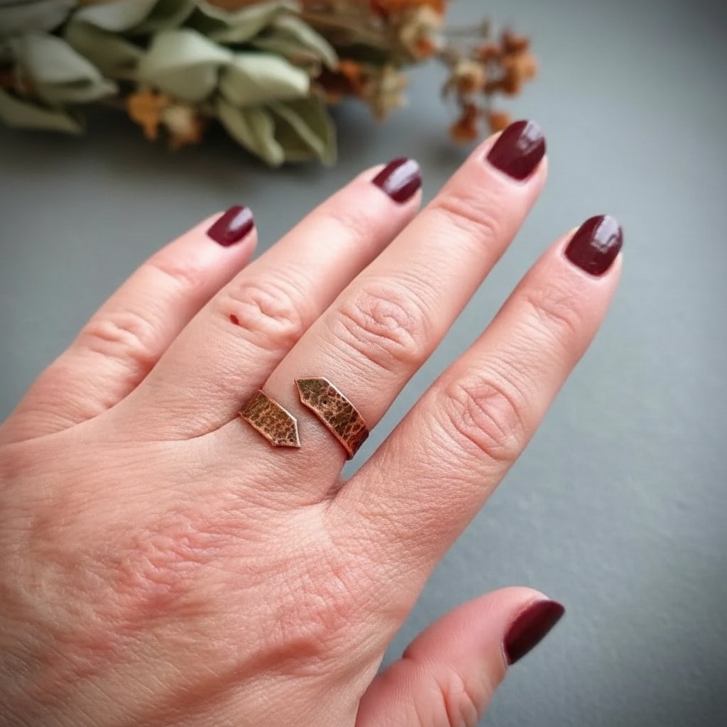 Santa Fe Marketplace Copper Arrow Ring | Electroformed Copper | Made to Order Product Image: Copper Arrow Ring | Electroformed Copper | Made to Order