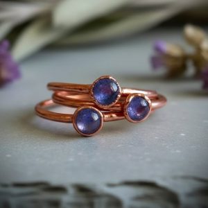 Santa Fe Marketplace Tanzanite Ring | Electroformed Copper | Made to Order Product Image: Tanzanite Ring | Electroformed Copper | Made to Order
