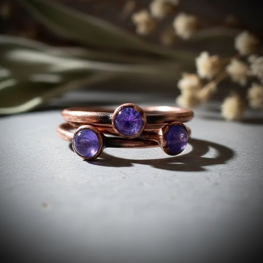 Santa Fe Marketplace Tanzanite Ring | Electroformed Copper | Made to Order Product Image: Tanzanite Ring | Electroformed Copper | Made to Order