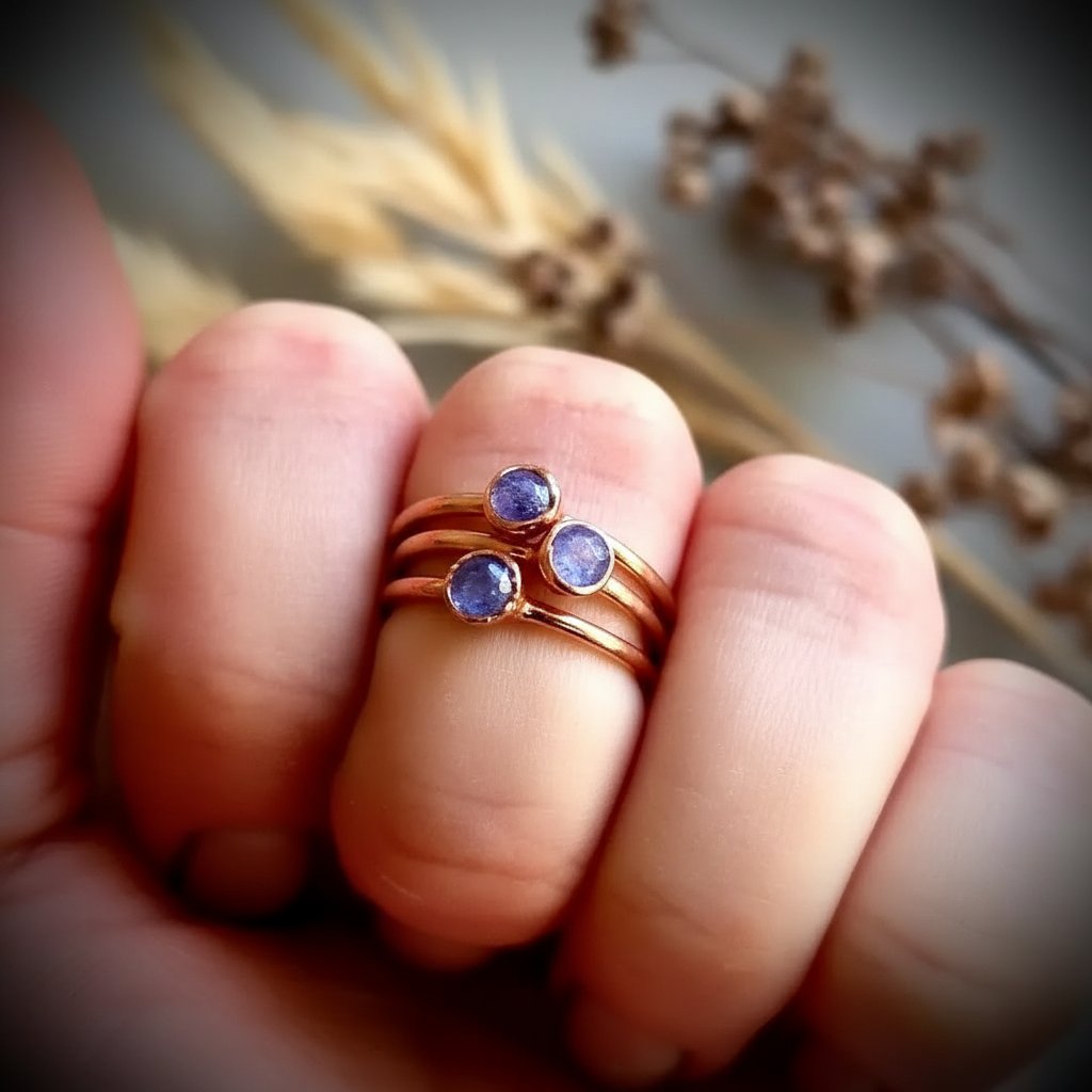 Santa Fe Marketplace Tanzanite Ring | Electroformed Copper | Made to Order Product Image: Tanzanite Ring | Electroformed Copper | Made to Order
