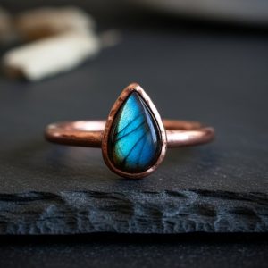 Santa Fe Marketplace Labradorite Ring | Electroformed Copper | Made to Order Product Image: Labradorite Ring | Electroformed Copper | Made to Order