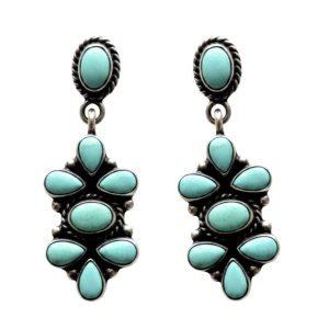 Product Image: Green Turquoise Dangle Earrings