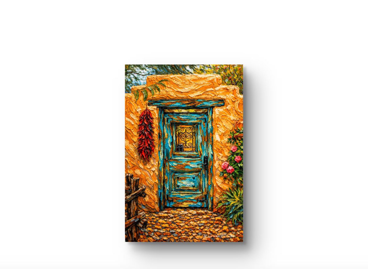 Santa Fe Marketplace MINI_Santa Fe Adobe v3 12’X12″-DIGITAL CANVAS PRINT- Product Image: MINI_Santa Fe Adobe v3 12’X12″-DIGITAL CANVAS PRINT-