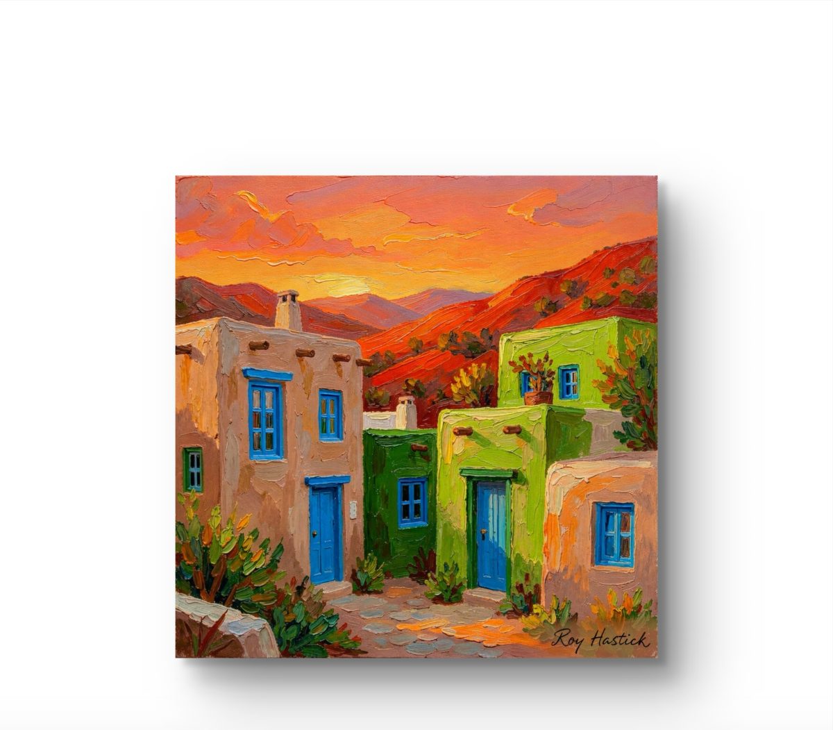 Santa Fe Marketplace MINI_ Adobe v2 Limited Edition Canvas Print-12’X12″ Product Image: MINI_ Adobe v2 Limited Edition Canvas Print-12’X12″