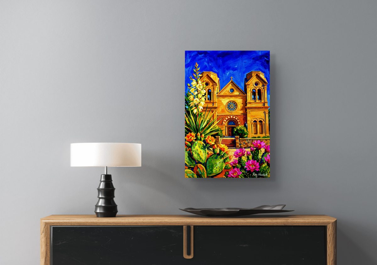 Santa Fe Marketplace MINI_ San Francisco de Asís In Bloom 12″X12″-CANVAS PRINT- Product Image: MINI_ San Francisco de Asís In Bloom 12″X12″-CANVAS PRINT-