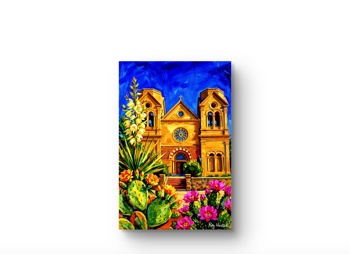 Santa Fe Marketplace MINI_ San Francisco de Asís In Bloom 12″X12″-CANVAS PRINT- Product Image: MINI_ San Francisco de Asís In Bloom 12″X12″-CANVAS PRINT-